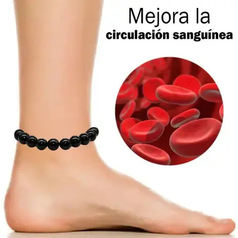 Pulsera de Obsidiana Anti-Hinchazón
