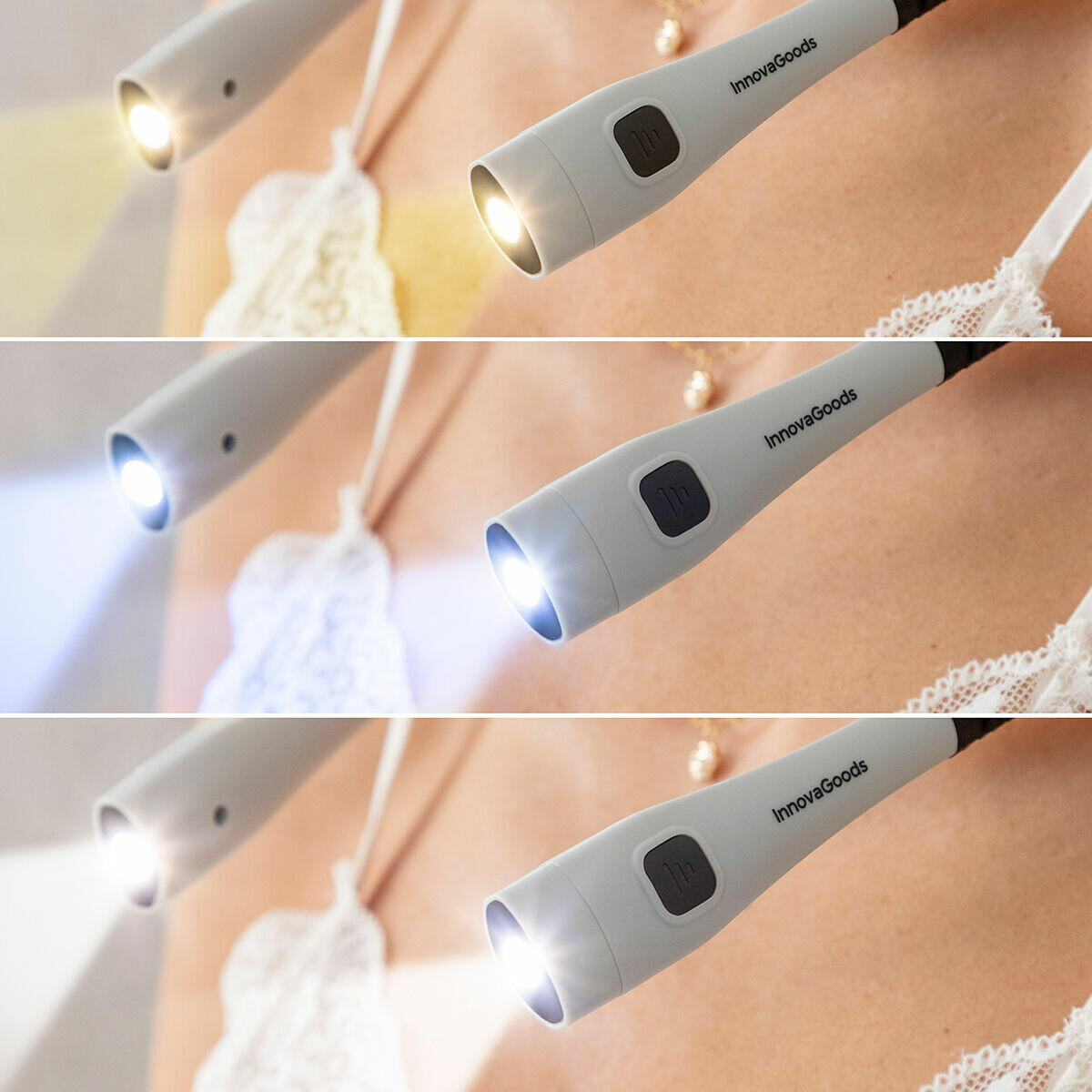 Luz de Lectura Recargable para Cuello