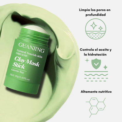 Pack MASAJEADOR FACIAL + MASCARILLA TÉ VERDE
