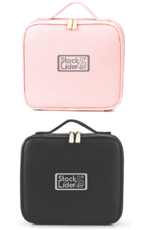 Maletín de maquillaje con espejo