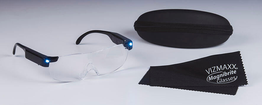 Gafas de aumento con luz LED