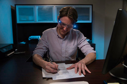 Gafas de aumento con luz LED