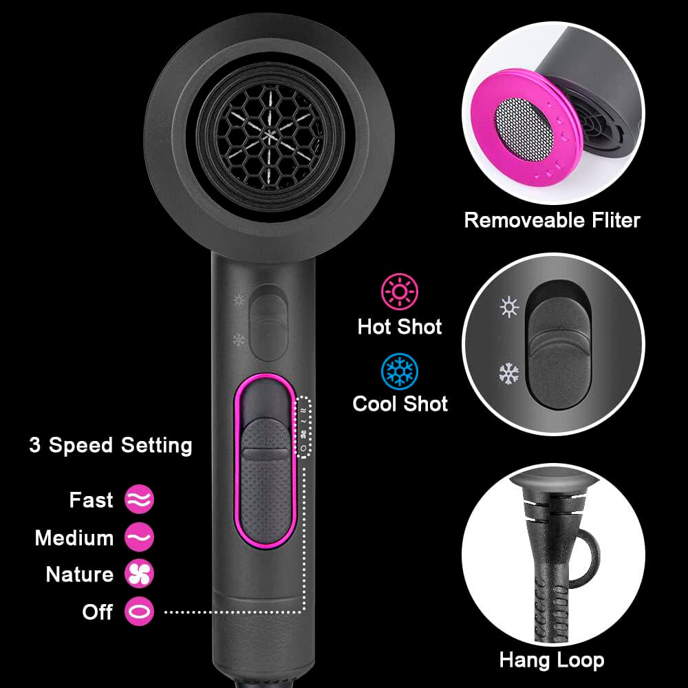 Secador de pelo profesional Hair Dryer Speed IONICO