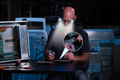 Gafas de aumento con luz LED