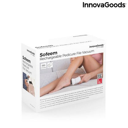 Lima de Pedicura Recargable con Aspirador Integrado