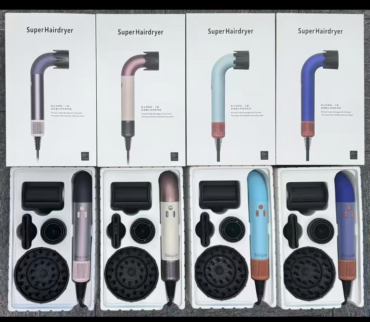 Súper Secador de Pelo Profesional 4 en 1